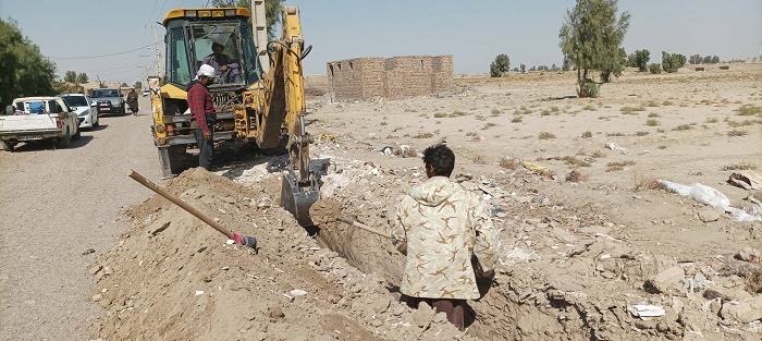 آغاز بازسازی ۸ کیلومتر شبکه آب روستایی در زهک