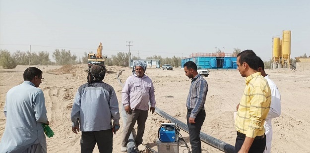 اتمام عملیات اجرایی خط «بای‌پس» تصفیه خانه فاضلاب شهرک کهک شهرستان زهک