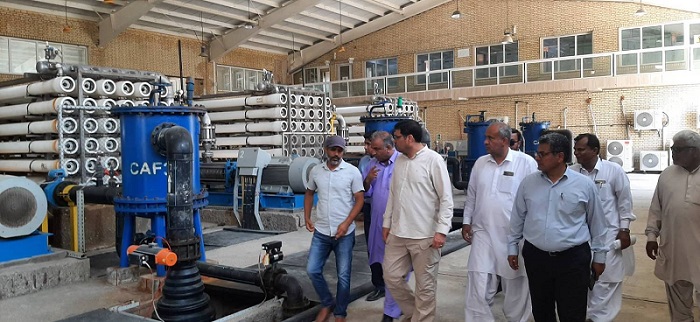 بازدید مدیرعامل شرکت آب و فاضلاب سیستان و بلوچستان از آب‌شیرین‌کن چابهار ـ کنارک